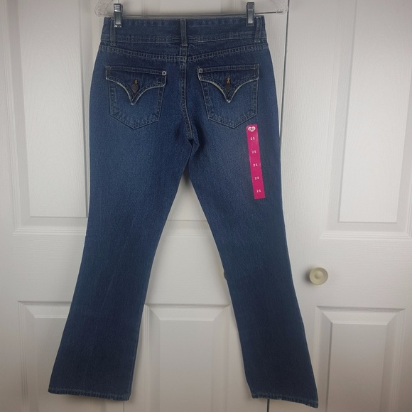 NWT Dear ab bootleg low rise denim jeans Size 2P - Picture 5 of 5